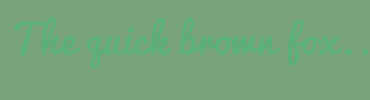 Image with Font Color 5CAF7A and Background Color 78A27A